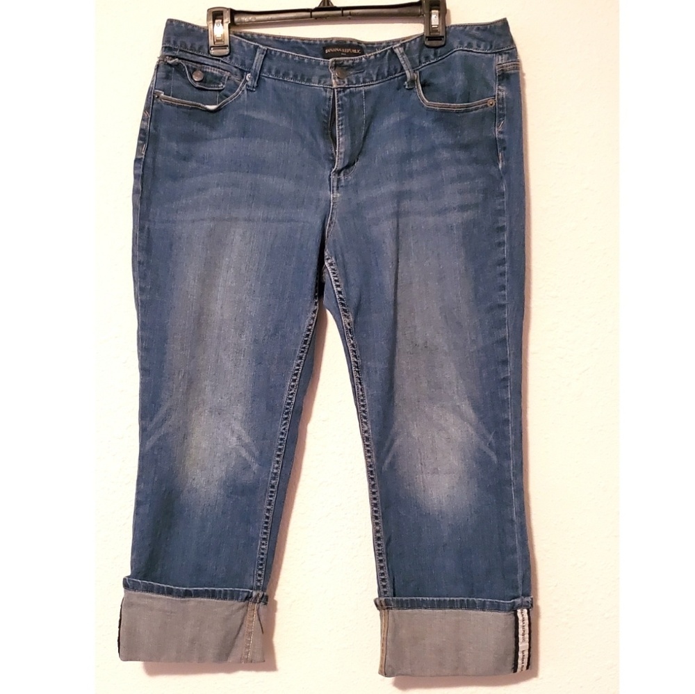Banana Republic Crop Cuffed Jeans